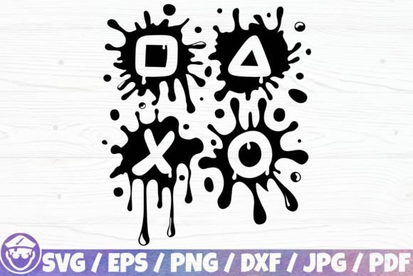 Download Controller Icon Splash,Gamer Ink Console - Controller Collection