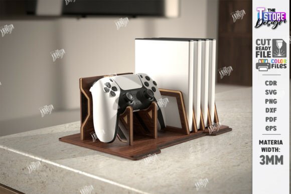 Download Wooden Game Controller Stand Laser Cut - Controller Collection