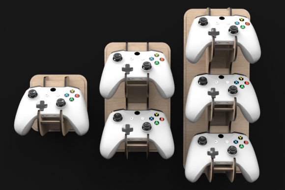 Download Laser Cut Game Controller Wall Stand Svg - Controller Collection