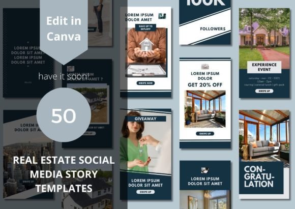 Download 50 Real Estate Social Media Templates - Premium Resources