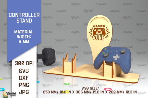 Download Controller Wooden Stand Laser Cut - Controller Collection