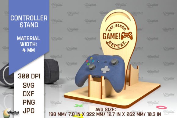 Download Controller Wooden Stand Laser Cut - Controller Collection