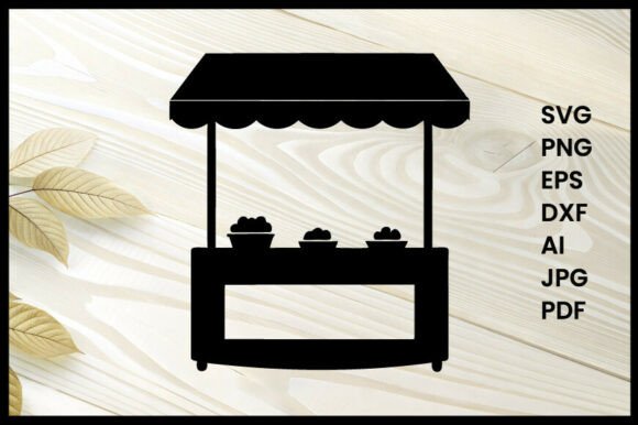 Download Vegan Snack Bar Illustration Silhouette - Silhouette Collection