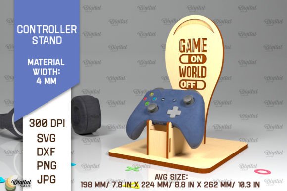 Download Controller Wooden Stand Laser Cut - Controller Collection